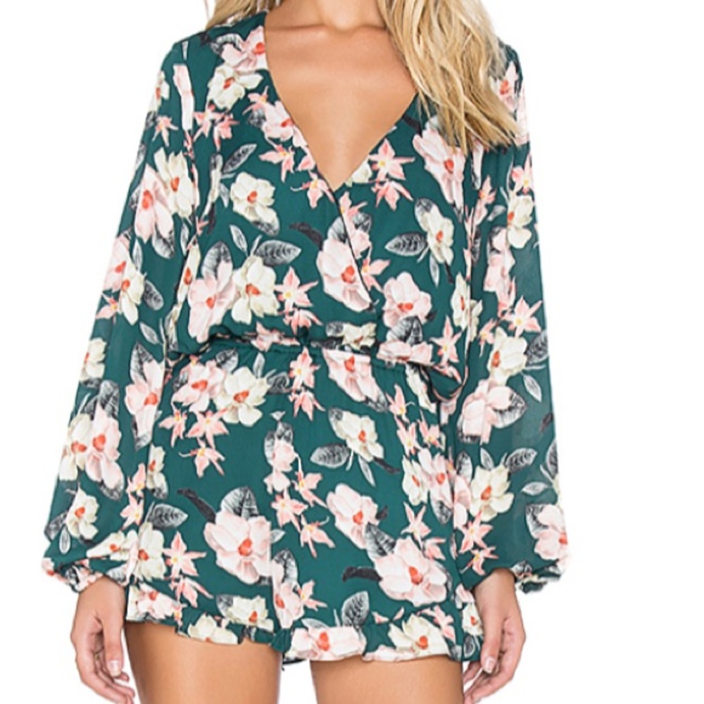 Show Me Your Mumu Rocky Romper ~ in Emerald City